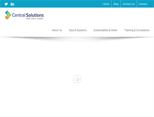 Tablet Screenshot of central-solutions.com